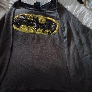 Batman Sequin ladies sweater 1x,2xand3xsizes new